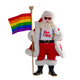 Kurt Adler 10" Fabriché Pride Santa Christmas Figure FA0179