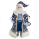 Kurt Adler 18" Blue Delft Santa Holding Sign Christmas Figure J6098