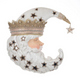 Katherine's Collection 21" maschera da muro con Babbo Natale celeste notte stellata alimentata a batteria con luci 28-328060