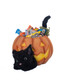 Katherine's Collection Chat creux d'Halloween 16" dans le bol à bonbons 28-328797