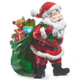 Raz 15.25" Large Santa and Gift Bag Christmas Figure 4310250