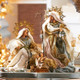 Raz 16.5" Blue Holy Family Nativity Christmas Decoration 4310660