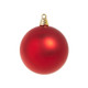 Raz 3", 4", 6", or 10" Red Matte Ball Christmas Ornaments -2