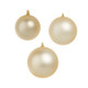 Raz 4", 6", or 10" Large  Champagne Matte Ball Christmas Ornaments