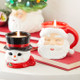 Raz 聖誕老人或雪人電池供電蠟燭聖誕裝飾