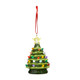 Raz 5.25" Green or White Lighted Ceramic Tree Christmas Ornament  -3