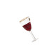 Raz Eric Cortina 5.5" Elegant Wine Glass Christmas Ornament 4353122 -4