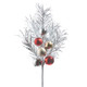 Spray para árbol de Navidad con adorno de bolas y oropel Raz de 28 "F4302401