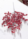 Raz 27,5" Snowy Red Berry Weihnachtsbaumspray F4306669