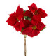 Raz 29" Poinsettia Bundle Christmas Tree Pick F4311636 -2