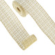 Cinta navideña con cable de tweed blanco y dorado Raz de 4 "R4371783 -2