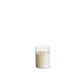 Uyuni Moving Flame Clear Glass Ivory Pillar Battery Candle -2