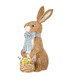 Raz 21" Grand lapin avec panier de poussins Figurine de Pâques 4253321