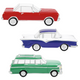 Department 56 Snow Village Out About Town Set of 3 Village Cars 6013590 -2