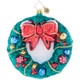 Christopher Radko Enchanted Evergreen Wreath Glass Christmas Ornament 1021960