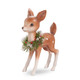 Raz Retro Deer com guirlanda decoração de Natal vintage -2