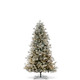 Raz 7.5' หรือ 9' Snowy Nordic Fir พร้อมไฟ LED สว่างสดใสต้นคริสต์มาส -2