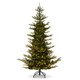 Árbol de Navidad de abeto noruego Raz de 7,5 'o 9' con luces LED brillantes -3