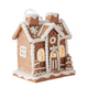 Raz 5" Lighted Gingerbread House Christmas Ornament 4216130 -3