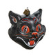Raz eric cortina 4" ornamento di Halloween in vetro con gatto spaventoso 4453112 -2