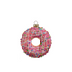 Adorno Navideño Raz De Cristal Con Forma De Donut Helado Rosa De 4 "4412514 -3