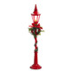 راز 18.5 "عمود مصباح أحمر مضاء لتزيين عيد الميلاد 4412524 -2