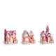 Raz 5 吋粉紅房屋村莊聖誕裝飾品 4412533