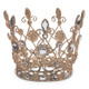 Corona antica ingioiellata Raz da 6,5 ​​"o 7,5" con decorazione natalizia glitter oro -3