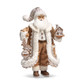 Raz 18" Gingham Gingerbread Santa Christmas Decoration 4415585 -2
