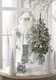 Raz 37" Papai Noel de Inverno Ártico com Árvore Iluminada Decoração de Natal 4415588