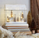 Raz 12.75" Lighted Snowy Village Terrarium Christmas Decoration 4415619