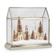 Raz 12.75 吋發光雪村玻璃容器聖誕裝飾 4415619 -2