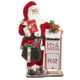 Raz 90 cm grote kerstman met brievenbus, vintage geïnspireerd kerstfiguur 4415624 -2