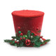 قبعة حمراء مقاس 7 بوصة أو 10.5 بوصة أو 12 بوصة لتزيين عيد الميلاد -3