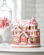 Raz 11" Peppermint Gingerbread House Christmas Decoration 4416281