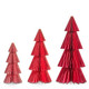 Décoration De Noël Sapins En Papier Rose Raz 20" 4416373 -2