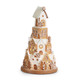 Raz 8.5" or 16" White Icing Lighted Gingerbread House Christmas Decoration -3