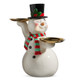 Raz 16" or 25" Retro Snowman Cake Plate Christmas Decoration  -2