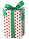 Regency 5" or 8" Red and White Polka Dot Gift Box Christmas Decoration -4