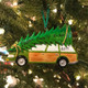 Familie stationcar med træ personlig julepynt OR1565