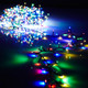 Raz 8 Function Multi Color LED 73' Christmas Garland Lights G3737057