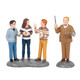 Department 56 Harry Potter Village Professor Slughorn und das Trio Figur 6006515 -2