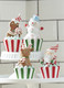 Raz 5.25" Holiday Figure Cupcake Christmas Decoration 4057854