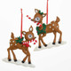 Kurt Adler 5" Claydough Reindeer with Candy Cane Christmas Ornament T1878
