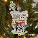 Penguin Family of 3 at The North Pole Personalized Christmas Ornament OR1739-3 -2