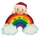 Unser kleines Wunder-Regenbogenbaby, personalisierter Weihnachtsschmuck aus den Jahren 1965-3