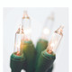 Brite Star 25' 100 LT Random Twinkling Clear Mini Incandescent Lights on Green 37-491-00