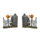 Department 56 halloween landsby jack lanterne oplyste hegnshjørner 6007702