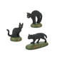 Department 56 Halloween-Dorf, ein Schwarm schwarzer Katzen, Figur 6007711