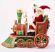 Katherine's Collection Toy Land Santa & Elves Train Set Christmas Figure -3